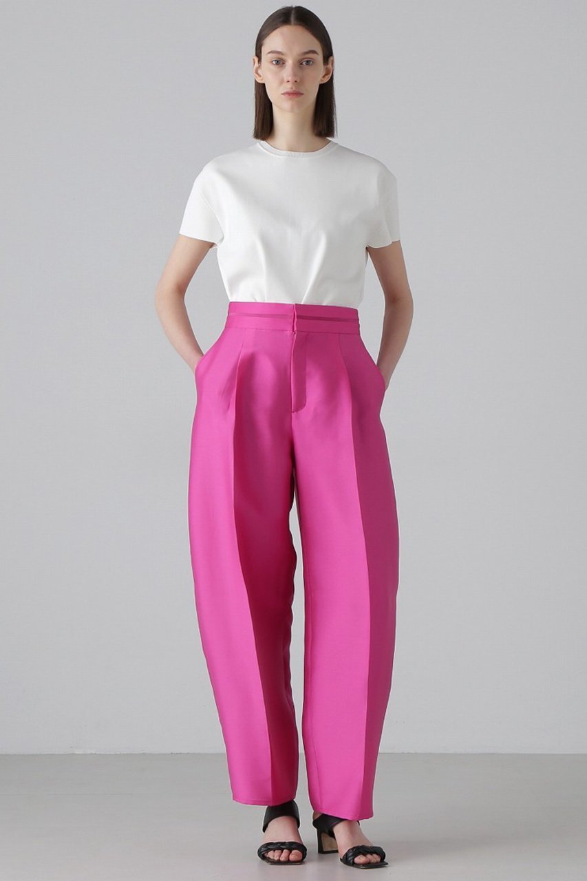 【アドーア/ADORE】のシルキーダブルクロスパンツ 人気、トレンドファッション・服の通販 founy(ファニー) 　ファッション　Fashion　レディースファッション　Fashion for Women　パンツ　Pants & Trousers　シルク　Silk, 100% Silk　テーパード　Tapered, Tapered Pants　フィット　Fit, Slim Fit　リラックス　Relax, Relaxed Fit　ルーズ　Loose, Oversized　再入荷　Restock / Back in Stock　other-6|ID: prp329100004477212 ipo3291000000034990966