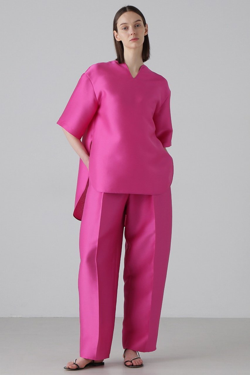 【アドーア/ADORE】のシルキーダブルクロスパンツ 人気、トレンドファッション・服の通販 founy(ファニー) 　ファッション　Fashion　レディースファッション　Fashion for Women　パンツ　Pants & Trousers　シルク　Silk, 100% Silk　テーパード　Tapered, Tapered Pants　フィット　Fit, Slim Fit　リラックス　Relax, Relaxed Fit　ルーズ　Loose, Oversized　再入荷　Restock / Back in Stock　other-7|ID: prp329100004477212 ipo3291000000034990967