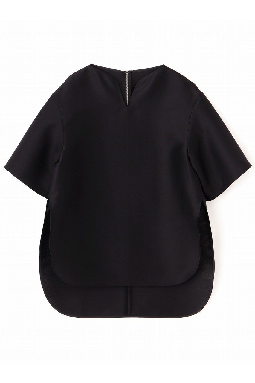 【アドーア/ADORE】のシルキーダブルクロスブラウス 人気、トレンドファッション・服の通販 founy(ファニー) 　ファッション　Fashion　レディースファッション　Fashion for Women　トップス・カットソー　Cut & Sew Tops　シャツ・ブラウス・オフィスカジュアル　Elegant Blouses & Button-Ups　ショート　Short, Short Length　シルク　Silk, 100% Silk　スリーブ　Sleeve, Long Sleeve / Short Sleeve　セットアップ　Set-Up, Coordinated Outfit　エレガント 上品　Elegant　 other-1|ID: prp329100004477213 ipo3291000000032835911