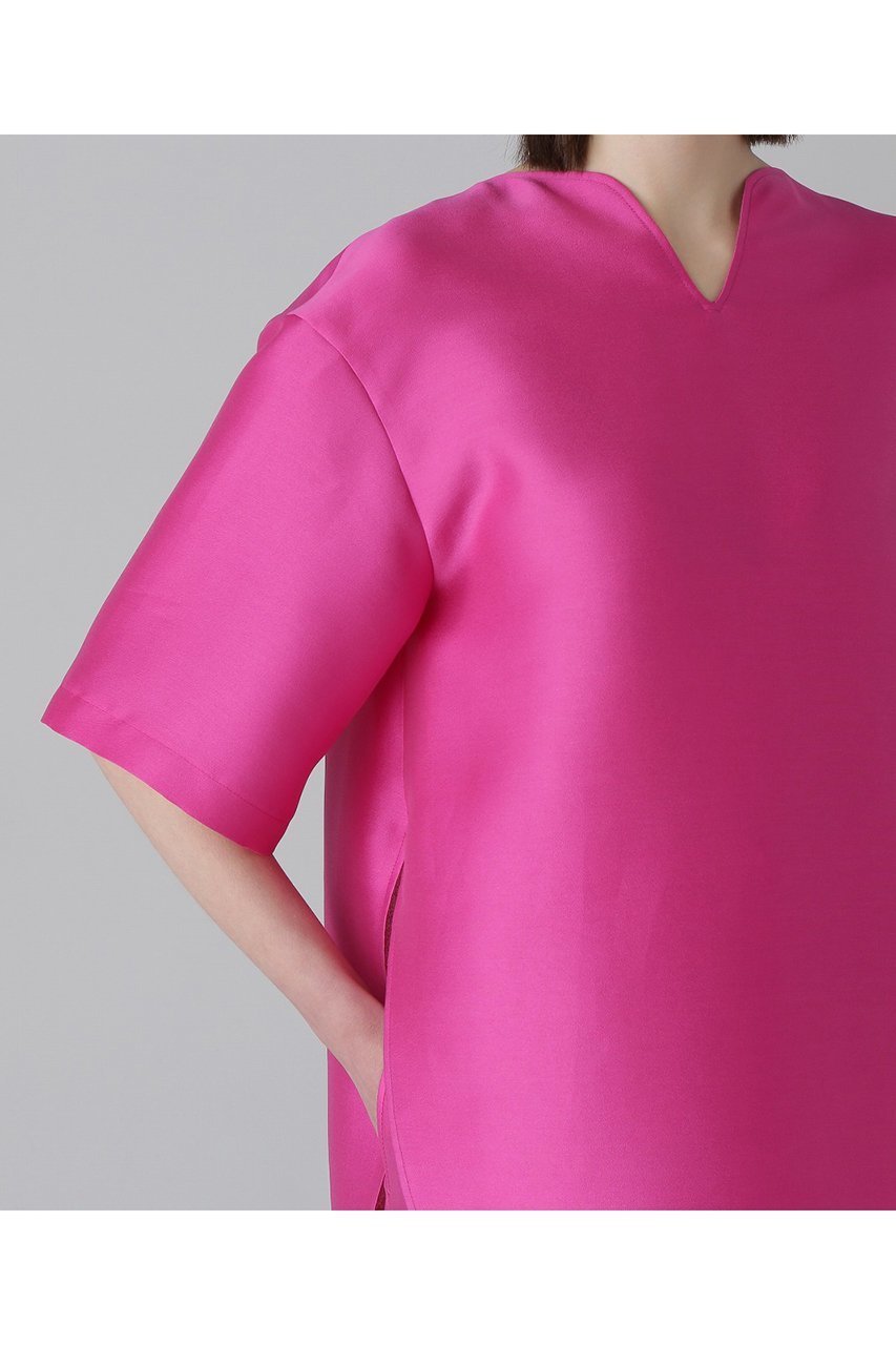 【アドーア/ADORE】のシルキーダブルクロスブラウス 人気、トレンドファッション・服の通販 founy(ファニー) ファッション Fashion レディースファッション Fashion for Women トップス・カットソー Cut & Sew Tops シャツ・ブラウス・オフィスカジュアル Elegant Blouses & Button-Ups ショート Short, Short Length シルク Silk, 100% Silk スリーブ Sleeve, Long Sleeve / Short Sleeve セットアップ Set-Up, Coordinated Outfit エレガント 上品 Elegant 再入荷 Restock / Back in Stock other-3|ID: prp329100004477213 ipo3291000000034990973