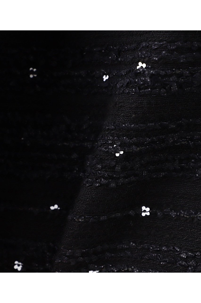 【アドーア/ADORE】のフラワースパングルツィードジャケット 人気、トレンドファッション・服の通販 founy(ファニー) 　ファッション　Fashion　レディースファッション　Fashion for Women　アウター　Coat / Outerwear Collection　レディースジャケット・軽アウター　Jackets　インナー　Innerwear　クラシック　Classic, Timeless Style　シンプル　Simple, Minimal　ジャケット　Jacket, Outerwear　スパンコール　Sequins, Sequin Embellishment　ツイード　Twill, Twill Weave　パッチ　Patch, Appliqué　フラワー　Flower, Floral　ボトム　Bottoms, Lower Wear　ポケット　Pocket, Pocket Detail　ラウンド　Round, Round Neck　ルーズ　Loose, Oversized　other-5|ID: prp329100004477215 ipo3291000000034615636