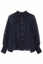 【アドーア/ADORE】のシャーリングシアーニット 人気、トレンドファッション・服の通販 founy(ファニー) ファッション Fashion レディースファッション WOMEN トップス・カットソー Tops/Tshirt ニット Knit Tops プルオーバー Pullover カーディガン Cardigan シアー Sheer シャーリング Shirring シンプル Simple フォルム Form ブラウジング Browsing エレガント 上品 Elegant thumbnail ネイビー|ID: prp329100004477216 ipo3291000000032243817
