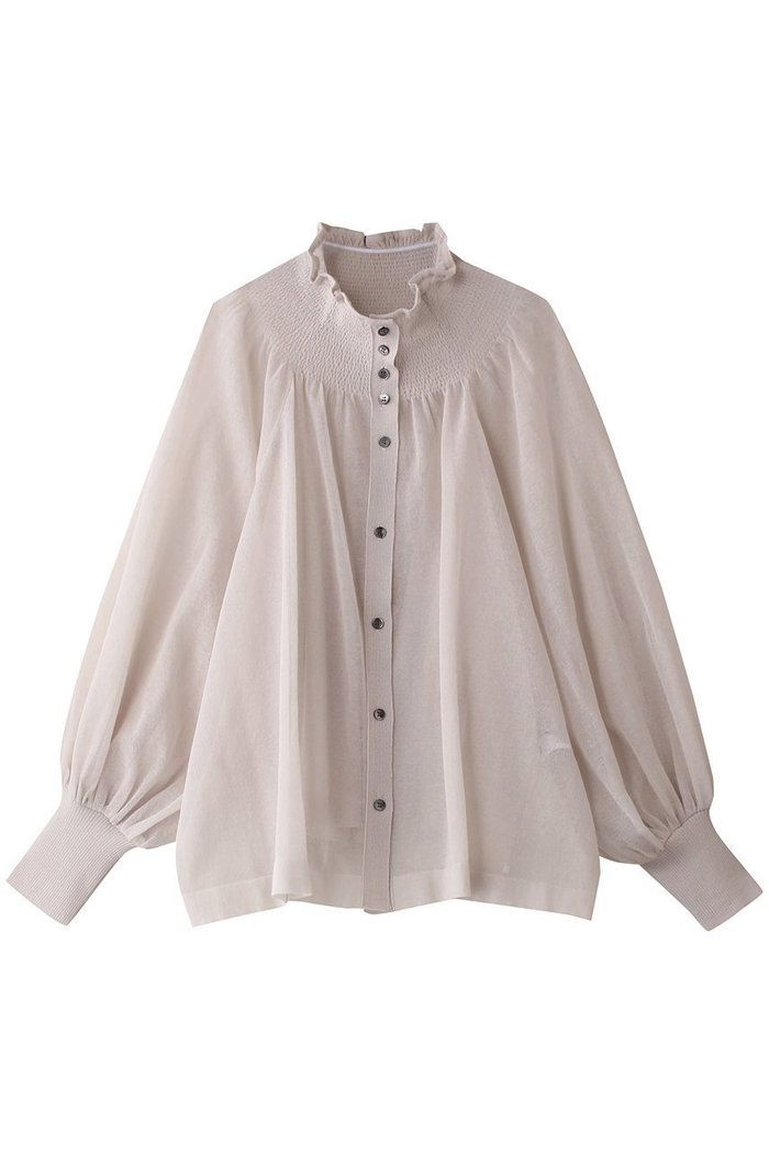 【アドーア/ADORE】のシャーリングシアーニット インテリア・キッズ・メンズ・レディースファッション・服の通販 founy(ファニー) https://founy.com/ ファッション Fashion レディースファッション Fashion for Women トップス・カットソー Cut & Sew Tops ニット Knit Tops & Sweaters カジュアルプルオーバー・ニットトップス Pullovers & Knit Tops / Casual Pullovers カーディガン Cardigan, Knitwear シアー Sheer, See-Through シャーリング Shirring, Ruched シンプル Simple, Minimal フォルム Silhouette, Form ブラウジング Blouson Silhouette, Cinched Waist エレガント 上品 Elegant |ID: prp329100004477216 ipo3291000000032813370