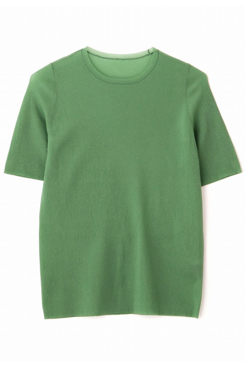 【アドーア/ADORE】のシアーリブニット インテリア・キッズ・メンズ・レディースファッション・服の通販 founy(ファニー) 　ファッション　Fashion　レディースファッション　Fashion for Women　トップス・カットソー　Cut & Sew Tops　ニット　Knit Tops & Sweaters　カジュアルプルオーバー・ニットトップス　Pullovers & Knit Tops / Casual Pullovers　シアー　Sheer, See-Through　バランス　Balance, Style Balance　フィット　Fit, Slim Fit　ボトム　Bottoms, Lower Wear　エレガント 上品　Elegant　グリーン|ID: prp329100004477218 ipo3291000000032812718