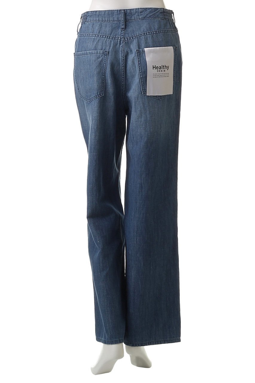 【ヘルシーデニム/Healthy Denim】のBreezyPinkPepperEasy ワイドストレートデニムパンツ 人気、トレンドファッション・服の通販 founy(ファニー) 　ファッション　Fashion　レディースファッション　Fashion for Women　パンツ　Pants & Trousers　デニムパンツ・ジーンズ・美脚デニム　Denim Jeans & Pants　デニム　Denim, Jeans Material　フォルム　Silhouette, Form　リネン　Linen, Linen Fabric　リラックス　Relax, Relaxed Fit　人気　Popular, Best Seller　夏　Summer　other-4|ID: prp329100004477231 ipo3291000000032904867