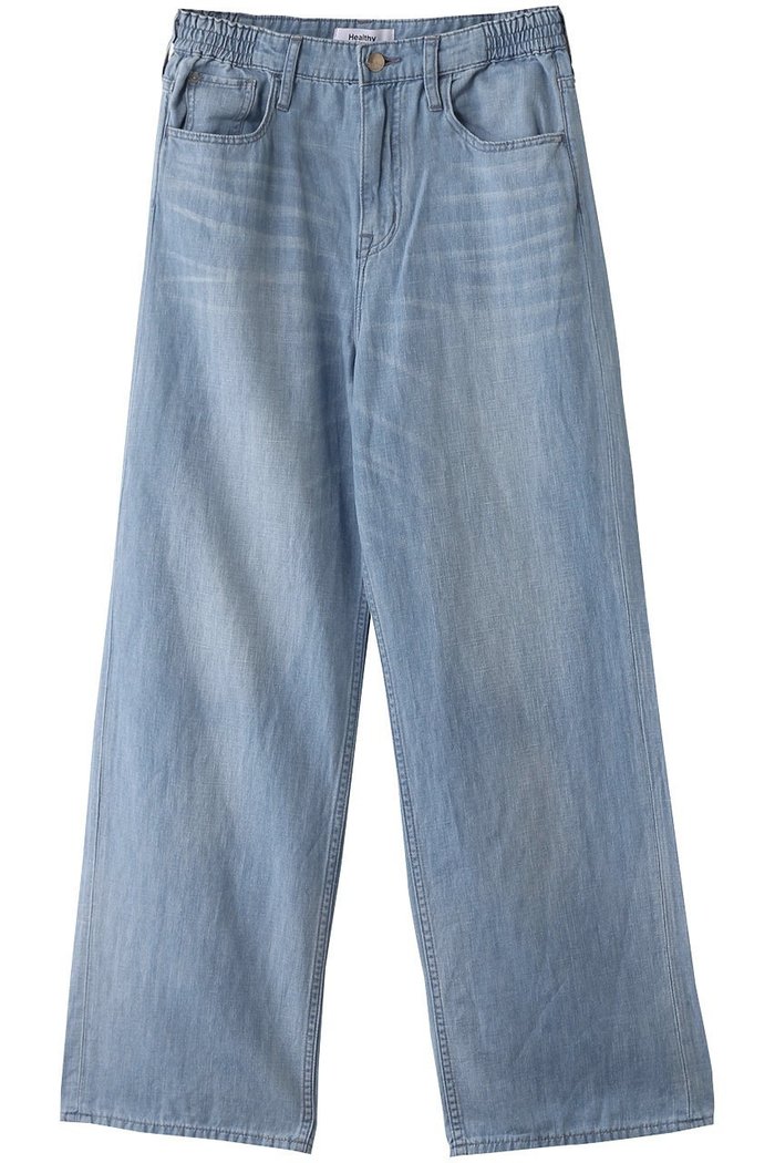 【ヘルシーデニム/Healthy Denim】のBreezyPinkPepperEasy ワイドストレートデニムパンツ インテリア・キッズ・メンズ・レディースファッション・服の通販 founy(ファニー) https://founy.com/ ファッション Fashion レディースファッション Fashion for Women パンツ Pants & Trousers デニムパンツ・ジーンズ・美脚デニム Denim Jeans & Pants クロップド Cropped, Short Length ストレート Straight, Straight Cut デニム Denim, Jeans Material トレンド Trend, Trending Now リネン Linen, Linen Fabric ワイド Wide, Wide Fit 人気 Popular, Best Seller 夏 Summer |ID: prp329100004477232 ipo3291000000032814393