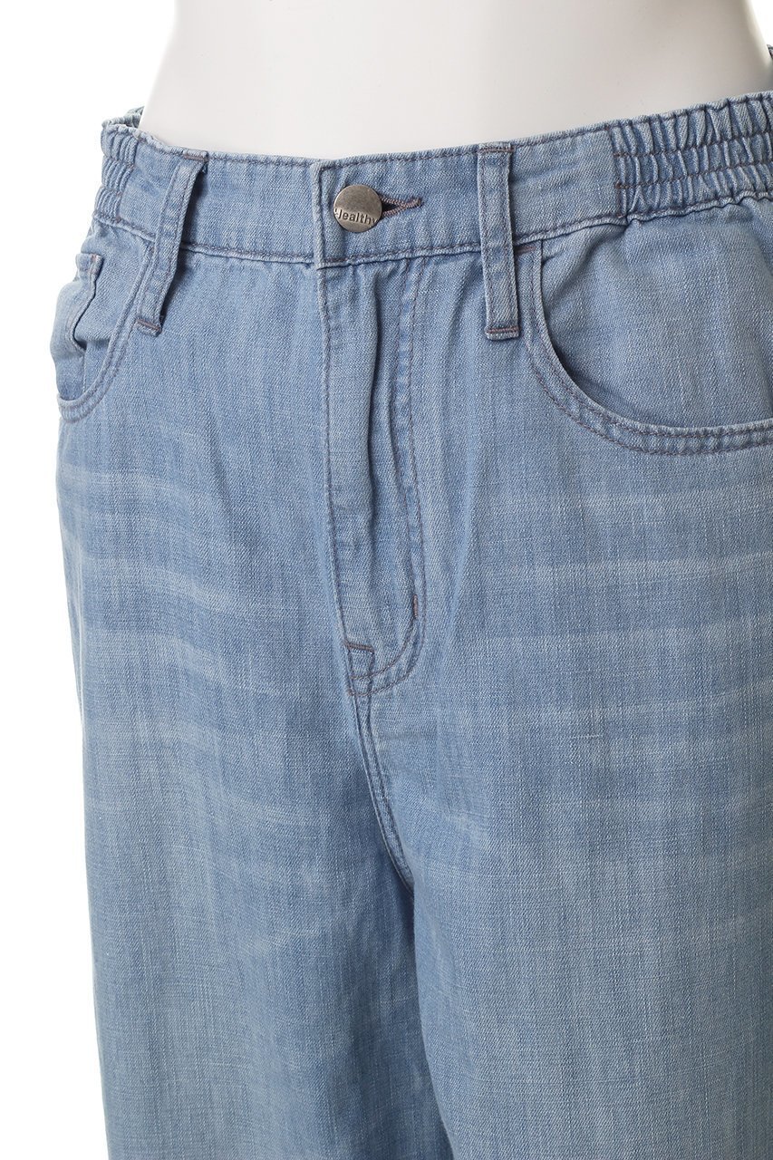 【ヘルシーデニム/Healthy Denim】のBreezyPinkPepperEasy ワイドストレートデニムパンツ 人気、トレンドファッション・服の通販 founy(ファニー) 　ファッション　Fashion　レディースファッション　Fashion for Women　パンツ　Pants & Trousers　デニムパンツ・ジーンズ・美脚デニム　Denim Jeans & Pants　クロップド　Cropped, Short Length　ストレート　Straight, Straight Cut　デニム　Denim, Jeans Material　トレンド　Trend, Trending Now　リネン　Linen, Linen Fabric　ワイド　Wide, Wide Fit　人気　Popular, Best Seller　夏　Summer　other-5|ID: prp329100004477232 ipo3291000000032814398