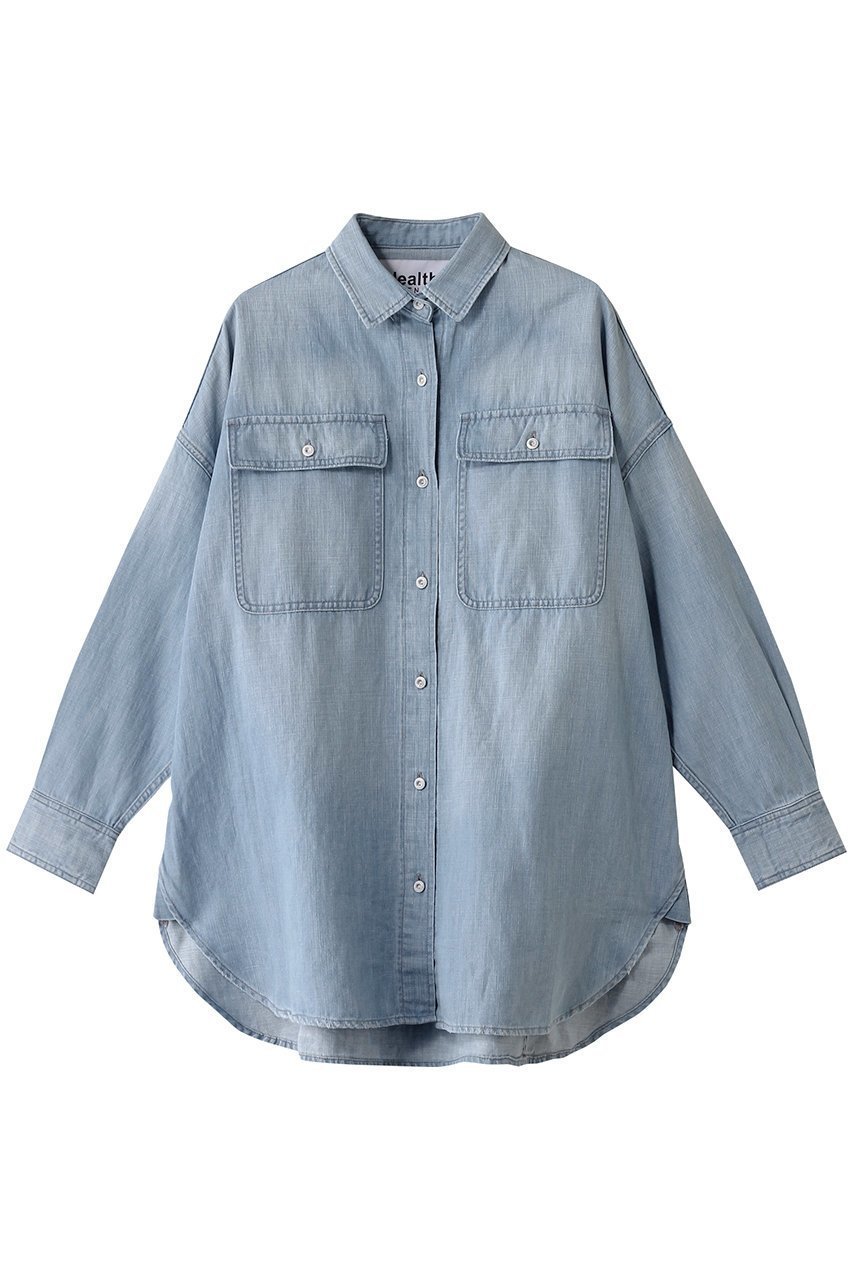 【ヘルシーデニム/Healthy Denim】のBreezy Almond スーパービッグデニムシャツ 人気、トレンドファッション・服の通販 founy(ファニー) 　ファッション　Fashion　レディースファッション　WOMEN　トップス・カットソー　Tops/Tshirt　シャツ/ブラウス　Shirts/Blouses　おすすめ　Recommend　スキニーデニム　Skinny Denim　スリーブ　Sleeve　デニム　Denim　ビッグ　Big　ロング　Long　ワイド　Wide　夏　Summer　春　Spring　S/S・春夏　Ss・Spring/Summer　羽織　Haori　 other-1|ID: prp329100004477237 ipo3291000000031561713