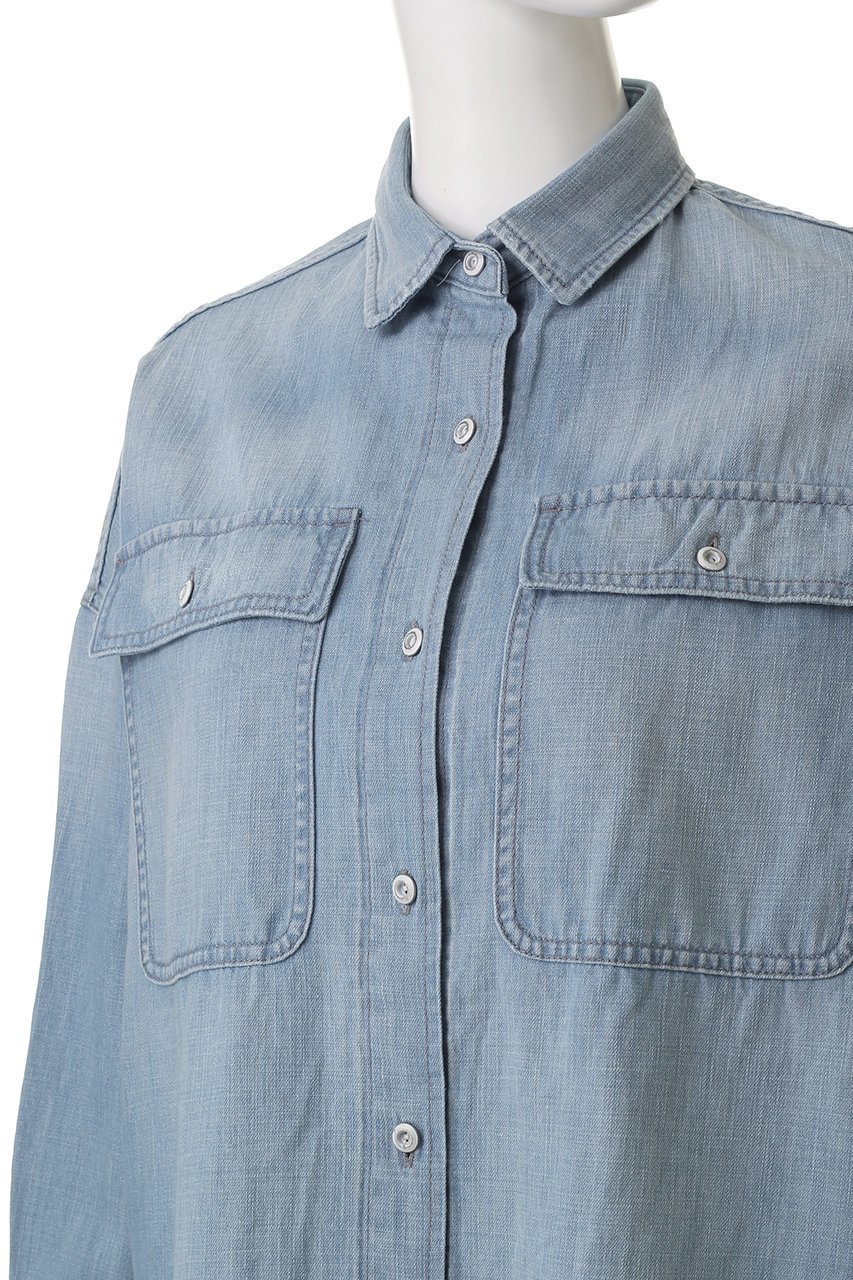 【ヘルシーデニム/Healthy Denim】のBreezy Almond スーパービッグデニムシャツ 人気、トレンドファッション・服の通販 founy(ファニー) 　ファッション　Fashion　レディースファッション　WOMEN　トップス・カットソー　Tops/Tshirt　シャツ/ブラウス　Shirts/Blouses　おすすめ　Recommend　スキニーデニム　Skinny Denim　スリーブ　Sleeve　デニム　Denim　ビッグ　Big　ロング　Long　ワイド　Wide　夏　Summer　春　Spring　S/S・春夏　Ss・Spring/Summer　羽織　Haori　other-5|ID: prp329100004477237 ipo3291000000031561719