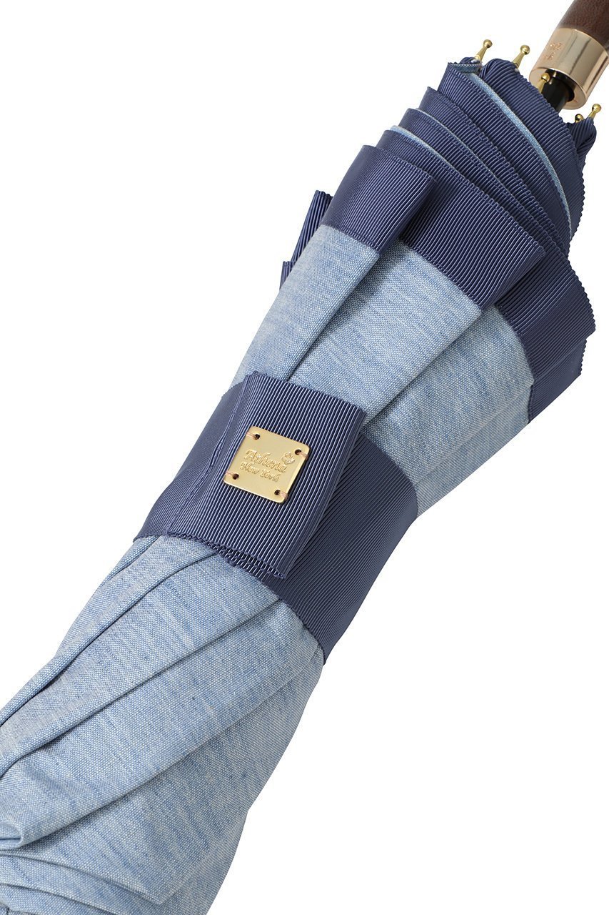 【アシーナ ニューヨーク/Athena New York】のDenim Camila 折りたたみ日傘 人気、トレンドファッション・服の通販 founy(ファニー) 　ファッション　Fashion　レディースファッション　Fashion for Women　レイングッズ・傘・晴雨兼用傘　Umbrellas & Rain Gear　コンパクト　Compact, Small Size　デニム　Denim, Jeans Material　ニューヨーク　New York, NYC Style　ハンカチ　Handkerchief, Hanky　人気　Popular, Best Seller　傘　Umbrella, Parasol　夏　Summer　定番　Standard, Basic Item　日傘　Parasol, UV Umbrella　春　Spring　S/S・春夏　SS, Spring/Summer, Warm Season　時計　Watch, Wristwatch　other-3|ID: prp329100004477244 ipo3291000000036035696