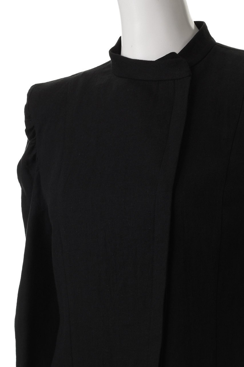 【ハー/HER.】のフロントアシメデザインブラウス 人気、トレンドファッション・服の通販 founy(ファニー) 　ファッション　Fashion　レディースファッション　Fashion for Women　トップス・カットソー　Cut & Sew Tops　シャツ・ブラウス・オフィスカジュアル　Elegant Blouses & Button-Ups　ショルダー　Shoulder, Shoulder Strap　ショート　Short, Short Length　スリーブ　Sleeve, Long Sleeve / Short Sleeve　リネン　Linen, Linen Fabric　other-5|ID: prp329100004478969 ipo3291000000032839896