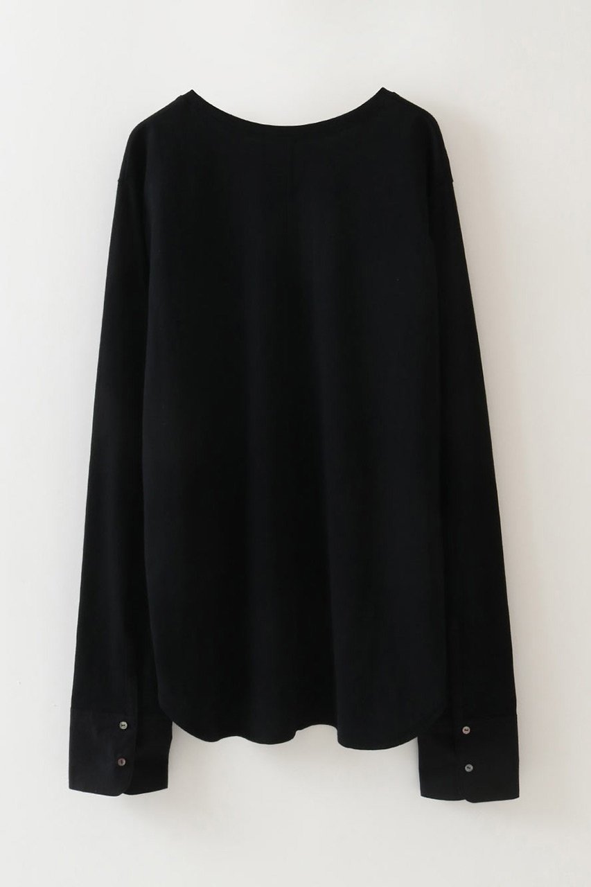 【ハー/HER.】のカフスデザインロングTシャツ 人気、トレンドファッション・服の通販 founy(ファニー) 　ファッション　Fashion　レディースファッション　WOMEN　トップス・カットソー　Tops/Tshirt　シャツ/ブラウス　Shirts/Blouses　ロング / Tシャツ　T-Shirts　カットソー　Cut and Sewn　おすすめ　Recommend　カットソー　Cut And Sew　カフス　Cuffs　スリーブ　Sleeve　ドッキング　Docking　ロング　Long　other-5|ID: prp329100004478970 ipo3291000000031671048