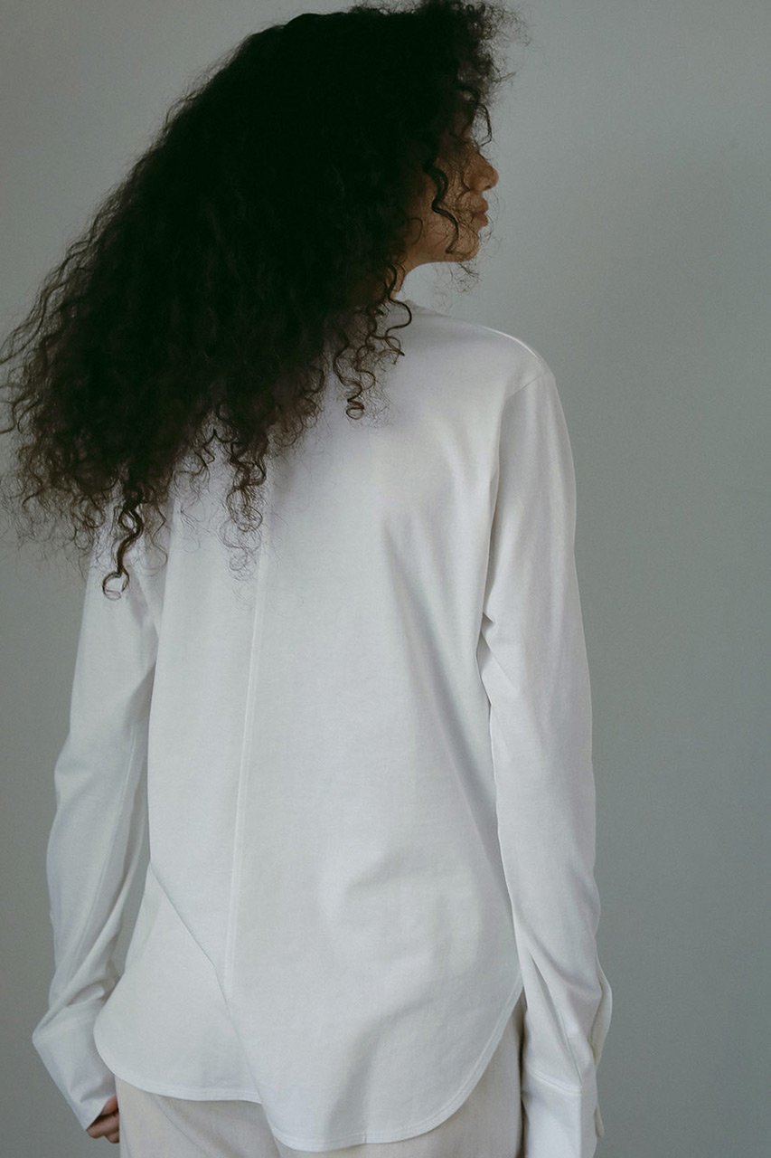 【ハー/HER.】のカフスデザインロングTシャツ 人気、トレンドファッション・服の通販 founy(ファニー) 　ファッション　Fashion　レディースファッション　Fashion for Women　トップス・カットソー　Cut & Sew Tops　シャツ・ブラウス・オフィスカジュアル　Elegant Blouses & Button-Ups　ロングTシャツ・Tシャツ　Longline T-Shirts & Tees　カットソー・ベーシックTシャツ　Cut-and-Sewn Tops / Stretch Tees & Basics　おすすめ　Recommended / Our Picks　カットソー　Cut and Sewn Top　カフス　Cuff Design　スリーブ　Sleeve, Long Sleeve / Short Sleeve　ドッキング　Docking, Mixed Material　ロング　Long, Long-Length　other-6|ID: prp329100004478970 ipo3291000000032792119