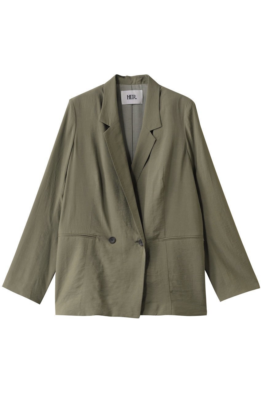 【ハー/HER.】のロングテーラードジャケット インテリア・キッズ・メンズ・レディースファッション・服の通販 founy(ファニー) 　ファッション　Fashion　レディースファッション　Fashion for Women　アウター　Coat / Outerwear Collection　レディースジャケット・軽アウター　Jackets　テーラードジャケット / 通勤・きれいめスタイル　Tailored Jackets & Blazers　カーディガン　Cardigan, Knitwear　サマー　Summer, Summer Style　ジャケット　Jacket, Outerwear　ポケット　Pocket, Pocket Detail　夏　Summer　カーキ|ID: prp329100004478971 ipo3291000000032953499