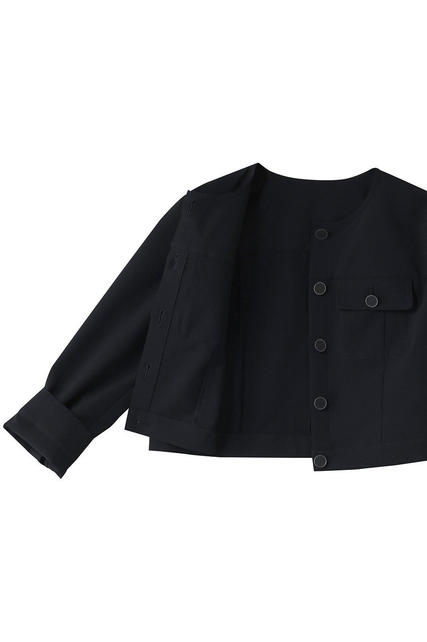 【アナイ/ANAYI】のサッカーストレッチクロップドBZ 人気、トレンドファッション・服の通販 founy(ファニー) 　ファッション　Fashion　レディースファッション　Fashion for Women　アウター　Coat / Outerwear Collection　レディースジャケット・軽アウター　Jackets　ブルゾンジャケット・スポーティアウター　Blouson Jackets　クロップド　Cropped, Short Length　ジャケット　Jacket, Outerwear　ストレッチ　Stretch, Stretchy Fabric　フラップ　Flap, Flap Pocket　ブルゾン　Blouson, Bomber Jacket　ポケット　Pocket, Pocket Detail　モダン　Modern, Contemporary　other-6|ID: prp329100004480643 ipo3291000000032952803