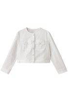 【アナイ/ANAYI】のサッカーストレッチクロップドBZ ホワイト|ID:prp329100004480643