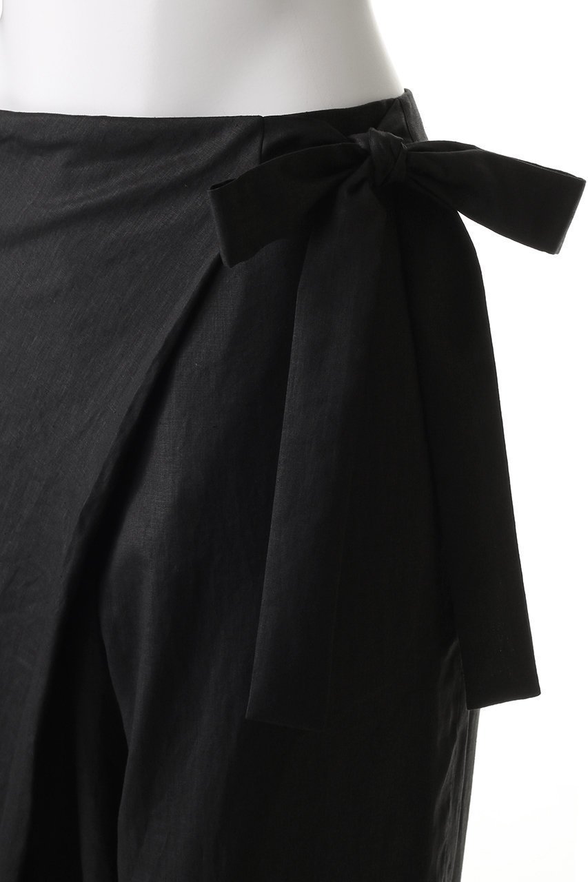 【プレインピープル/PLAIN PEOPLE】のラミーリヨセルラップ風パンツ 人気、トレンドファッション・服の通販 founy(ファニー) 　ファッション　Fashion　レディースファッション　Fashion for Women　パンツ　Pants & Trousers　ラップ　Wrap, Wrap Design　リボン　Ribbon, Bow　リラックス　Relax, Relaxed Fit　エレガント 上品　Elegant　夏　Summer　other-5|ID: prp329100004480647 ipo3291000000032791677