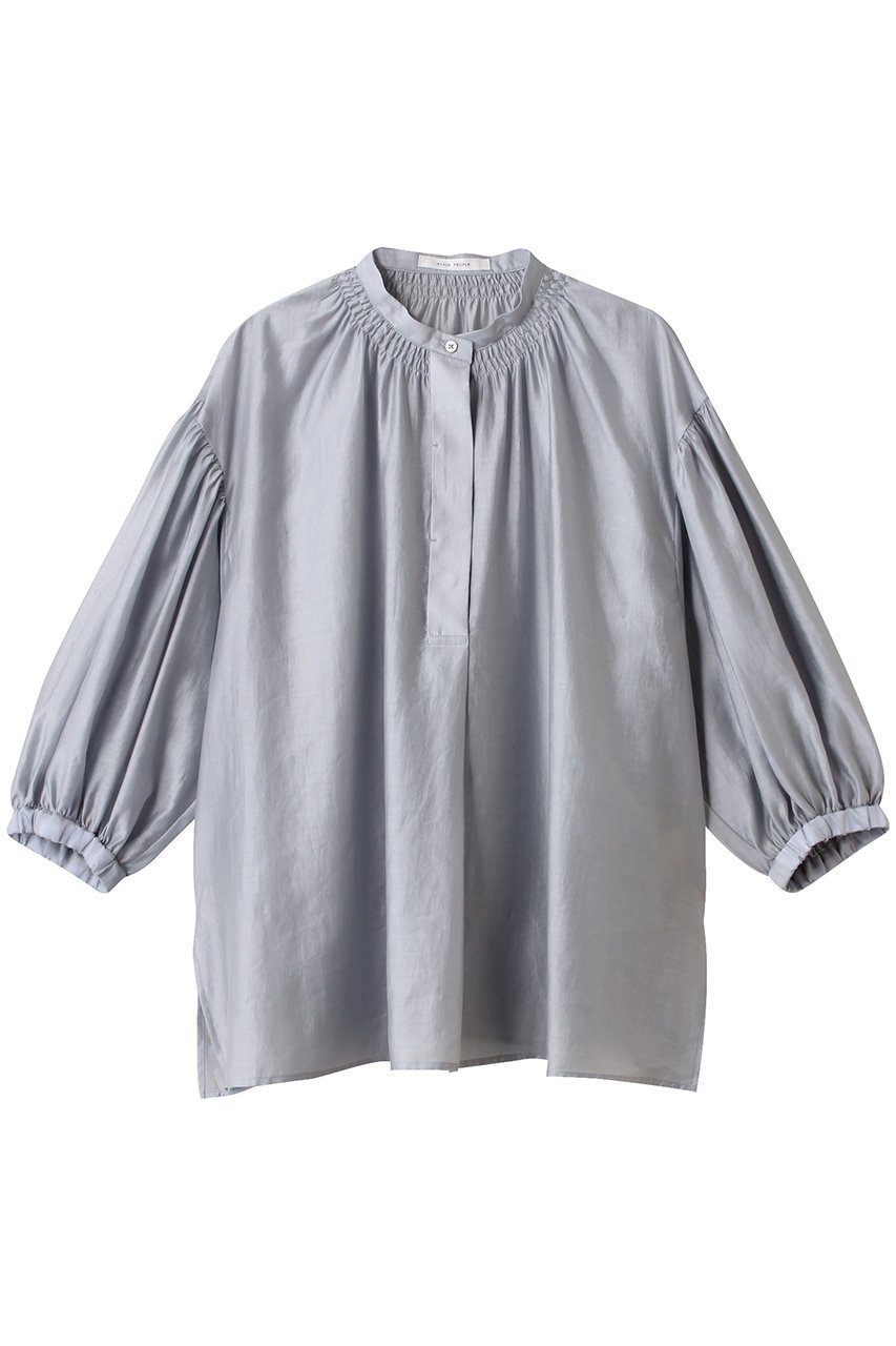 【プレインピープル/PLAIN PEOPLE】のラミーリヨセルプルオーバー インテリア・キッズ・メンズ・レディースファッション・服の通販 founy(ファニー) 　ファッション　Fashion　レディースファッション　WOMEN　トップス・カットソー　Tops/Tshirt　シャツ/ブラウス　Shirts/Blouses　プルオーバー　Pullover　ギャザー　Gather　スリーブ　Sleeve　ロング　Long　再入荷　Restock/Back In Stock/Re Arrival　ライトブルー|ID: prp329100004480649 ipo3291000000032245184