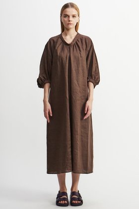 【プレインピープル/PLAIN PEOPLE】のリネンソフトフィニッシュワンピース 人気、トレンドファッション・服の通販 founy(ファニー) ファッション Fashion レディースファッション Fashion for Women ワンピース Dresses チュニック Tunic Tops & Dresses ギャザー Gathered, Ruffled チュニック Tunic, Long Top ロング Long, Long-Length 夏 Summer |ID:prp329100004480652