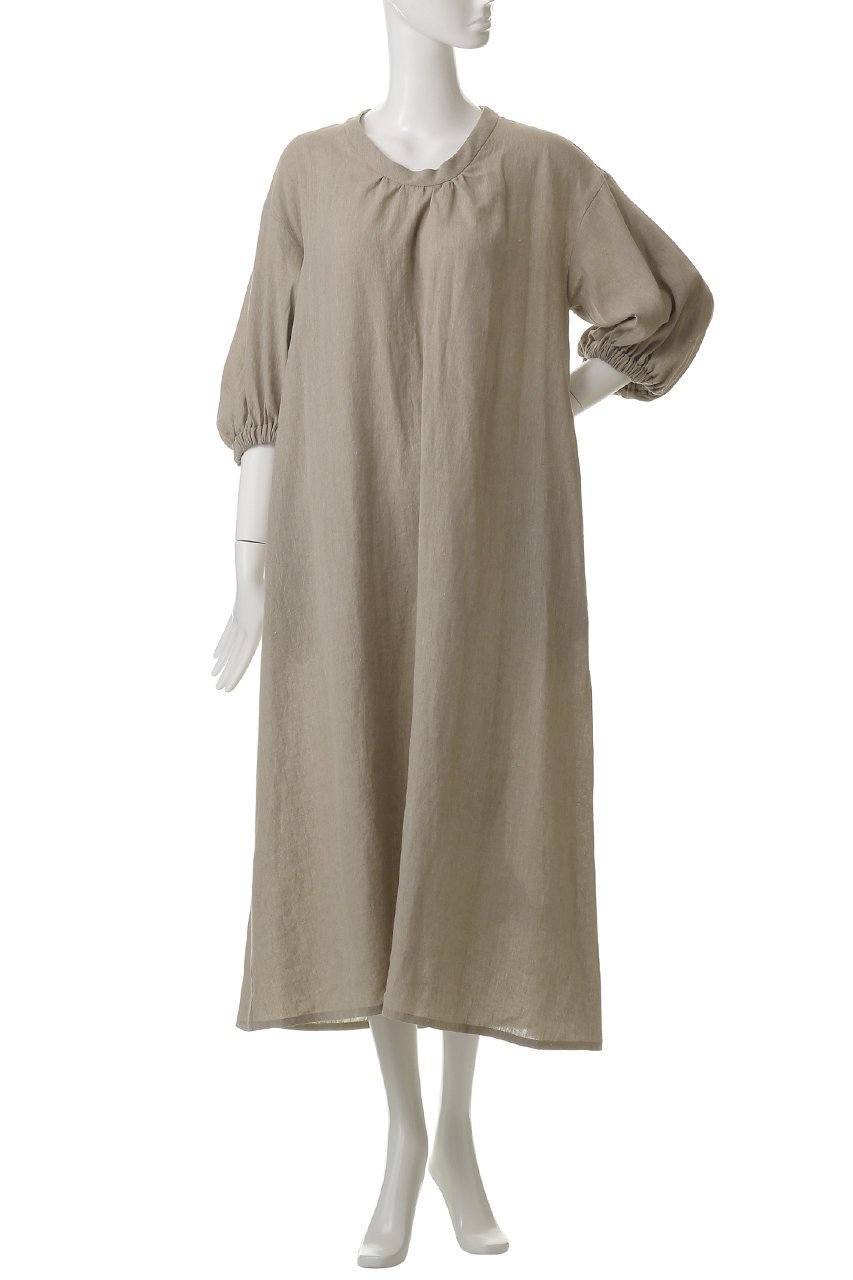 【プレインピープル/PLAIN PEOPLE】のリネンソフトフィニッシュワンピース 人気、トレンドファッション・服の通販 founy(ファニー) 　ファッション　Fashion　レディースファッション　Fashion for Women　ワンピース　Dresses　チュニック　Tunic Tops & Dresses　ギャザー　Gathered, Ruffled　チュニック　Tunic, Long Top　ロング　Long, Long-Length　夏　Summer　other-2|ID: prp329100004480652 ipo3291000000032785844