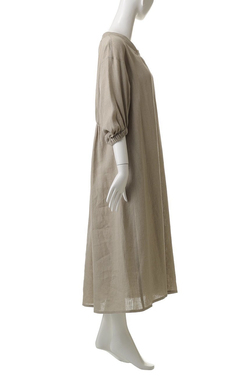 【プレインピープル/PLAIN PEOPLE】のリネンソフトフィニッシュワンピース 人気、トレンドファッション・服の通販 founy(ファニー) 　ファッション　Fashion　レディースファッション　Fashion for Women　ワンピース　Dresses　チュニック　Tunic Tops & Dresses　ギャザー　Gathered, Ruffled　チュニック　Tunic, Long Top　ロング　Long, Long-Length　夏　Summer　other-3|ID: prp329100004480652 ipo3291000000032785848