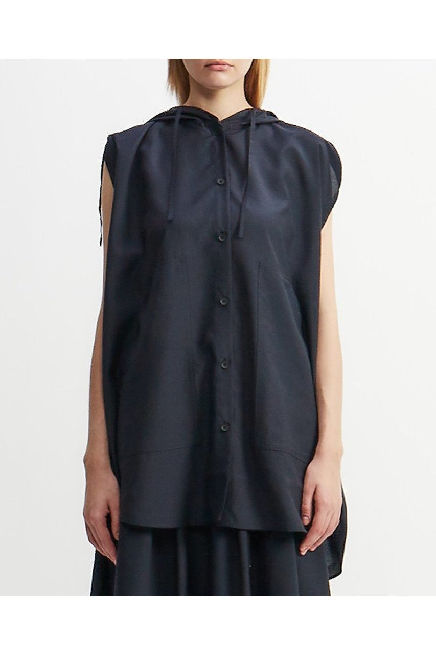 【プレインピープル/PLAIN PEOPLE】のブライトローン撥水フーディブラウス 人気、トレンドファッション・服の通販 founy(ファニー) 　ファッション　Fashion　レディースファッション　WOMEN　トップス・カットソー　Tops/Tshirt　シャツ/ブラウス　Shirts/Blouses　ショート　Short　スリーブ　Sleeve　セットアップ　Set Up　フレンチ　French　再入荷　Restock/Back In Stock/Re Arrival　 other-1|ID: prp329100004480655 ipo3291000000031588416