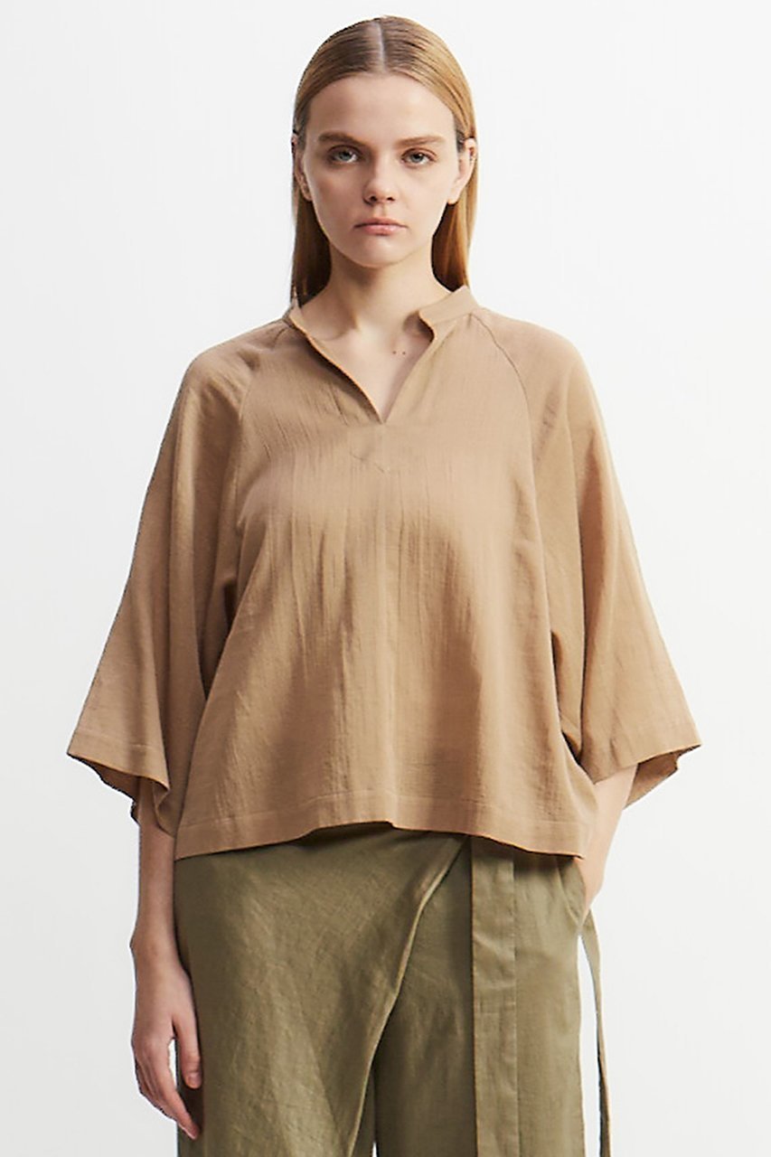 【プレインピープル/PLAIN PEOPLE】のドビーサテンプルオーバー 人気、トレンドファッション・服の通販 founy(ファニー) 　ファッション　Fashion　レディースファッション　Fashion for Women　トップス・カットソー　Cut & Sew Tops　シャツ・ブラウス・オフィスカジュアル　Elegant Blouses & Button-Ups　カジュアルプルオーバー・ニットトップス　Pullovers & Knit Tops / Casual Pullovers　シアー　Sheer, See-Through　ショート　Short, Short Length　スリーブ　Sleeve, Long Sleeve / Short Sleeve　 other-1|ID: prp329100004480661 ipo3291000000032906747