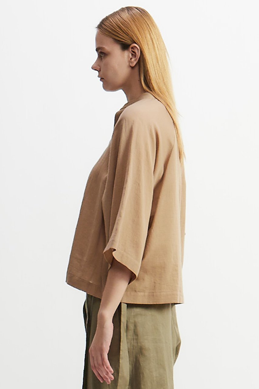 【プレインピープル/PLAIN PEOPLE】のドビーサテンプルオーバー 人気、トレンドファッション・服の通販 founy(ファニー) 　ファッション　Fashion　レディースファッション　Fashion for Women　トップス・カットソー　Cut & Sew Tops　シャツ・ブラウス・オフィスカジュアル　Elegant Blouses & Button-Ups　カジュアルプルオーバー・ニットトップス　Pullovers & Knit Tops / Casual Pullovers　シアー　Sheer, See-Through　ショート　Short, Short Length　スリーブ　Sleeve, Long Sleeve / Short Sleeve　other-4|ID: prp329100004480661 ipo3291000000032906767