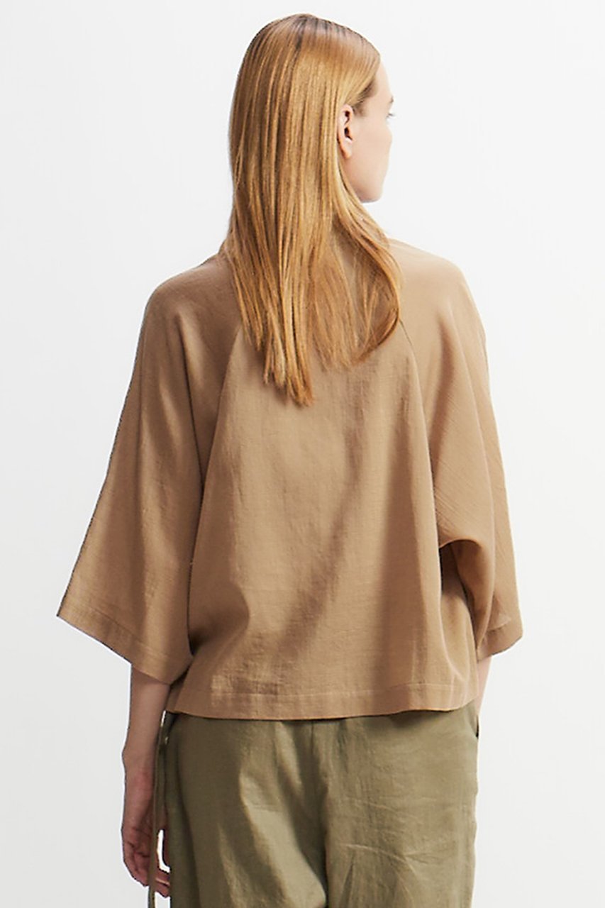 【プレインピープル/PLAIN PEOPLE】のドビーサテンプルオーバー 人気、トレンドファッション・服の通販 founy(ファニー) 　ファッション　Fashion　レディースファッション　Fashion for Women　トップス・カットソー　Cut & Sew Tops　シャツ・ブラウス・オフィスカジュアル　Elegant Blouses & Button-Ups　カジュアルプルオーバー・ニットトップス　Pullovers & Knit Tops / Casual Pullovers　シアー　Sheer, See-Through　ショート　Short, Short Length　スリーブ　Sleeve, Long Sleeve / Short Sleeve　other-5|ID: prp329100004480661 ipo3291000000032906769