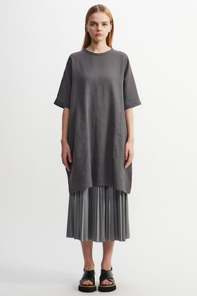 【プレインピープル/PLAIN PEOPLE】 綿リネンパナマチュニックブラウス人気、トレンドファッション・服の通販 founy(ファニー) ファッション Fashion レディースファッション Fashion for Women ワンピース Dresses チュニック Tunic Tops & Dresses おすすめ Recommended / Our Picks チュニック Tunic, Long Top プリーツ Pleats, Pleated リネン Linen, Linen Fabric ロング Long, Long-Length エレガント 上品 Elegant 再入荷 Restock / Back in Stock 夏 Summer |ID:prp329100004480662