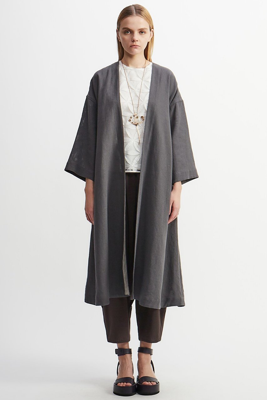 【プレインピープル/PLAIN PEOPLE】の綿リネンパナマフレアーカーディガン 人気、トレンドファッション・服の通販 founy(ファニー) 　ファッション　Fashion　レディースファッション　Fashion for Women　アウター　Coat / Outerwear Collection　カーディガン　Cardigan, Knitwear　フレア　Flare, Flared　フロント　Front, Front Design　リネン　Linen, Linen Fabric　ロング　Long, Long-Length　夏　Summer　 other-1|ID: prp329100004480664 ipo3291000000032706658