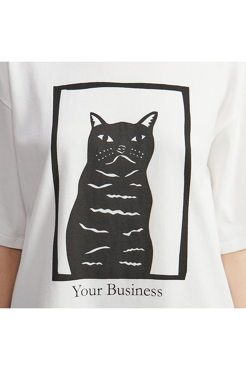 【プレインピープル/PLAIN PEOPLE】のキャットプリントTシャツ 人気、トレンドファッション・服の通販 founy(ファニー) 　ファッション　Fashion　レディースファッション　Fashion for Women　トップス・カットソー　Cut & Sew Tops　シャツ・ブラウス・オフィスカジュアル　Elegant Blouses & Button-Ups　ロングTシャツ・Tシャツ　Longline T-Shirts & Tees　カットソー・ベーシックTシャツ　Cut-and-Sewn Tops / Stretch Tees & Basics　インナー　Innerwear　カーディガン　Cardigan, Knitwear　ショート　Short, Short Length　シンプル　Simple, Minimal　ジャケット　Jacket, Outerwear　スリーブ　Sleeve, Long Sleeve / Short Sleeve　バランス　Balance, Style Balance　フィット　Fit, Slim Fit　ベーシック　Basic, Essential　other-2|ID: prp329100004480666 ipo3291000000032806688