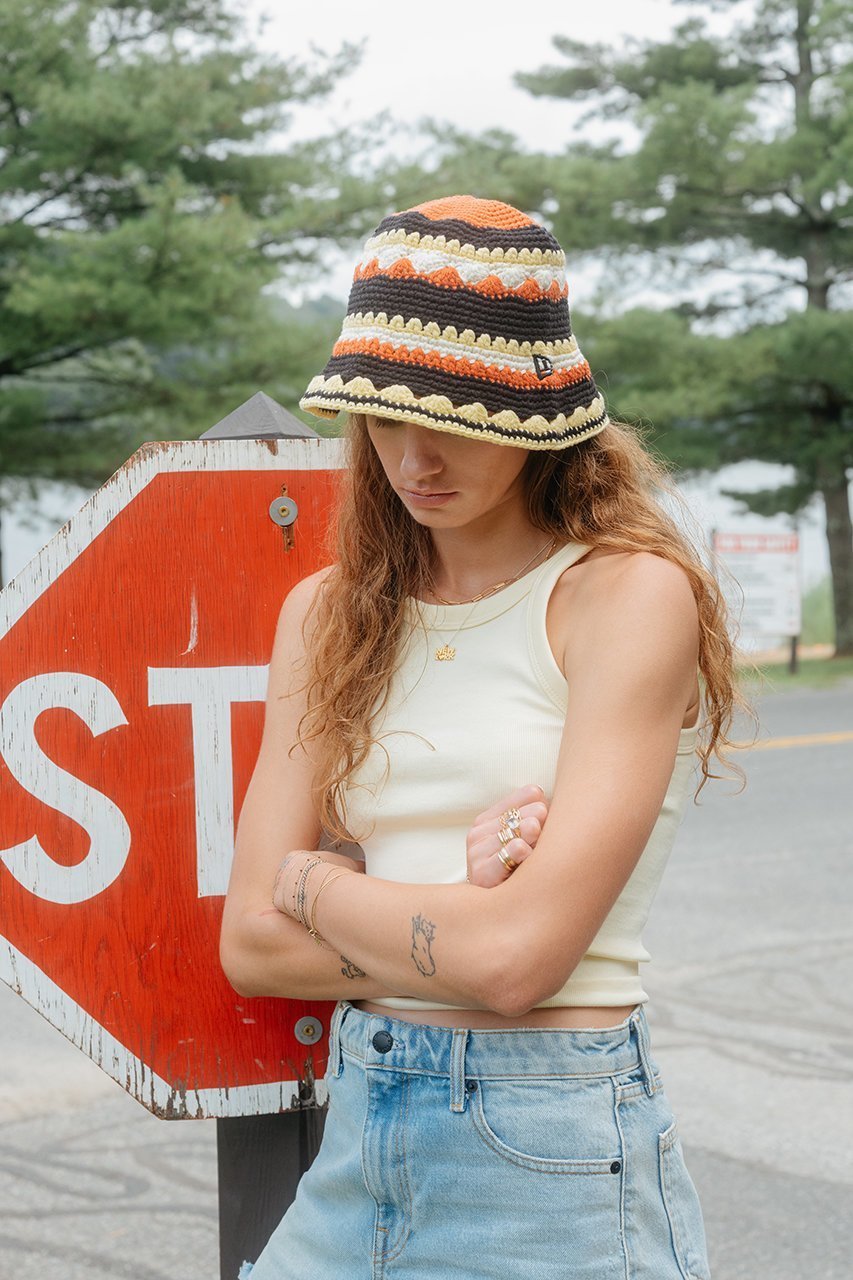 【ニューエラ/NEWERA】のクロシェニットバケット 人気、トレンドファッション・服の通販 founy(ファニー) 　ファッション　Fashion　レディースファッション　Fashion for Women　トップス・カットソー　Cut & Sew Tops　ニット　Knit Tops & Sweaters　キャップ&ハット　Hats & Caps　キャップ　Cap, Baseball Cap　クロシェ　Crochet, Knitted Lace　夏　Summer　帽子　Hat, Headwear　春　Spring　S/S・春夏　SS, Spring/Summer, Warm Season　other-6|ID: prp329100004480669 ipo3291000000032800165
