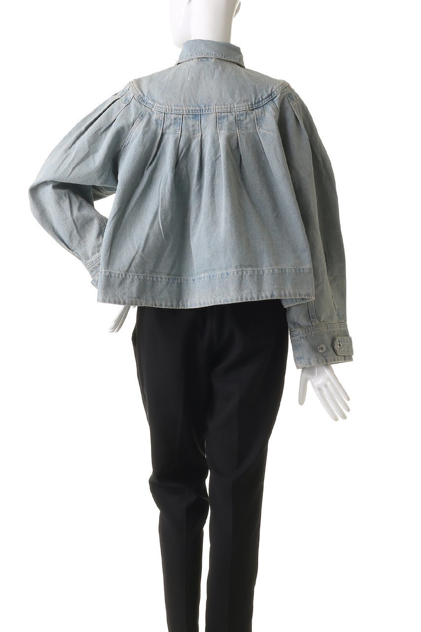 【マーレット/MERLETTE】のEASTON LIGHT WASH デニムジャケット 人気、トレンドファッション・服の通販 founy(ファニー) 　ファッション　Fashion　レディースファッション　Fashion for Women　アウター　Coat / Outerwear Collection　レディースジャケット・軽アウター　Jackets　デニムジャケット / カジュアルアウター　Denim Jackets　おすすめ　Recommended / Our Picks　ショート　Short, Short Length　ジャケット　Jacket, Outerwear　デニム　Denim, Jeans Material　バランス　Balance, Style Balance　フェミニン　Feminine, Girly　ヨーク　Yoke, Yoke Design　人気　Popular, Best Seller　切替　Switching, Contrast Panel　other-4|ID: prp329100004480710 ipo3291000000032949059