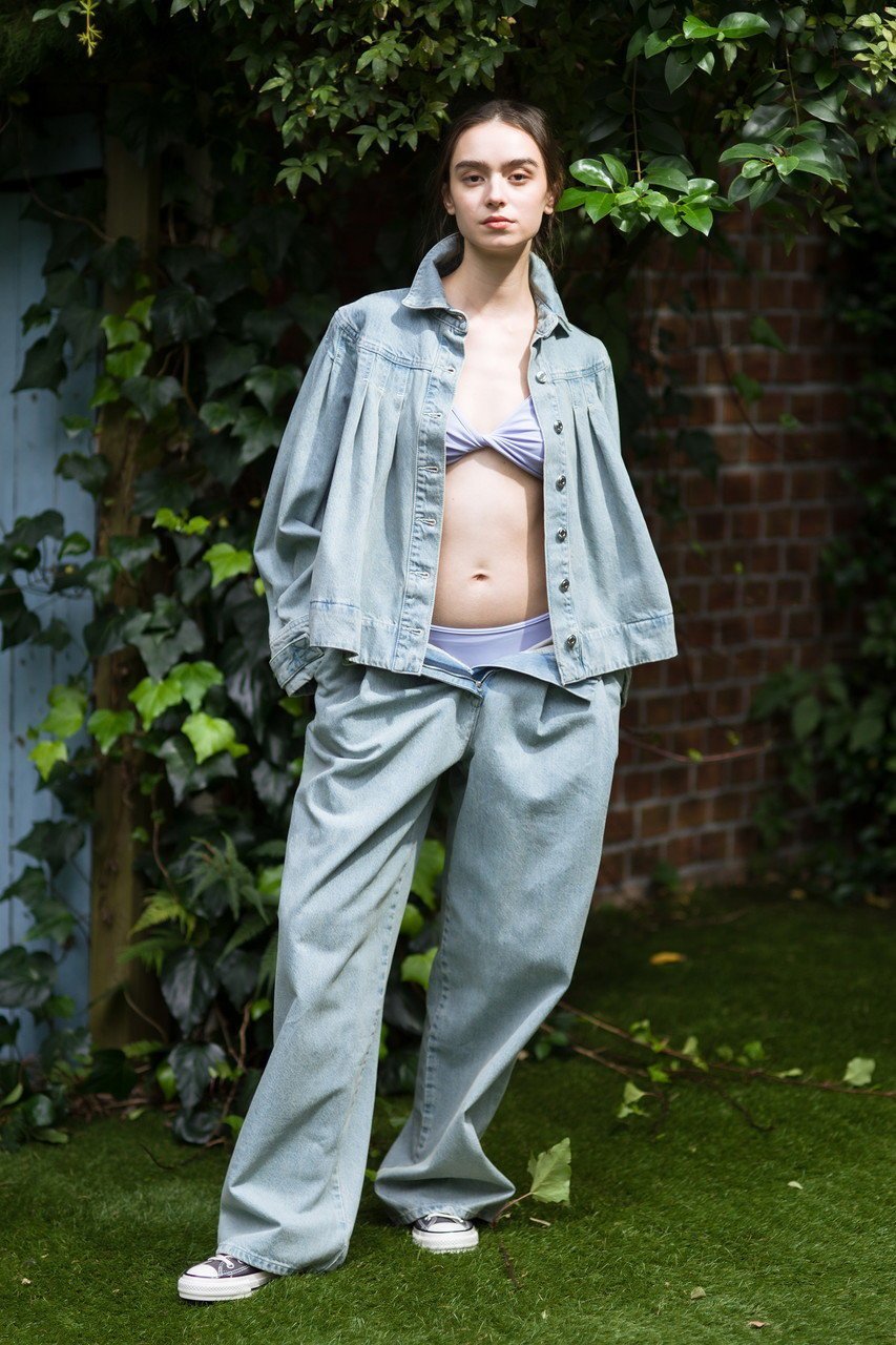 【マーレット/MERLETTE】のEASTON LIGHT WASH デニムジャケット 人気、トレンドファッション・服の通販 founy(ファニー) 　ファッション　Fashion　レディースファッション　Fashion for Women　アウター　Coat / Outerwear Collection　レディースジャケット・軽アウター　Jackets　デニムジャケット / カジュアルアウター　Denim Jackets　おすすめ　Recommended / Our Picks　ショート　Short, Short Length　ジャケット　Jacket, Outerwear　デニム　Denim, Jeans Material　バランス　Balance, Style Balance　フェミニン　Feminine, Girly　ヨーク　Yoke, Yoke Design　人気　Popular, Best Seller　切替　Switching, Contrast Panel　other-8|ID: prp329100004480710 ipo3291000000032949085