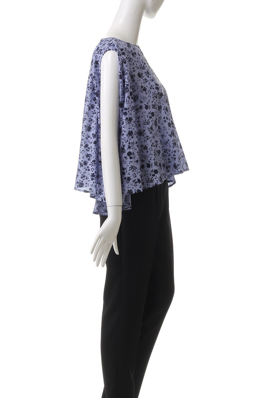 【ミズイロ インド/mizuiro ind】のsmall flower print N/S flare P/O プルオーバー 人気、トレンドファッション・服の通販 founy(ファニー) 　ファッション　Fashion　レディースファッション　Fashion for Women　トップス・カットソー　Cut & Sew Tops　キャミソール&ノースリーブ　Camisoles & Sleeveless Tops　シャツ・ブラウス・オフィスカジュアル　Elegant Blouses & Button-Ups　カジュアルプルオーバー・ニットトップス　Pullovers & Knit Tops / Casual Pullovers　イレギュラーヘム　Irregular Hem　シアー　Sheer, See-Through　スリーブ　Sleeve, Long Sleeve / Short Sleeve　ノースリーブ　Sleeveless, No-Sleeve　フラワー　Flower, Floral　フレア　Flare, Flared　other-3|ID: prp329100004482858 ipo3291000000032857010