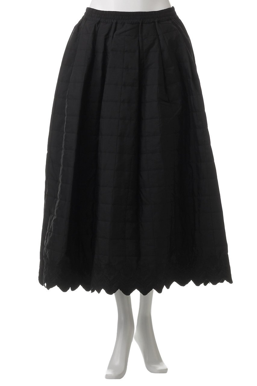 【ミディウミソリッド/MIDIUMISOLID】のembroidery quilting skirt.M スカート 人気、トレンドファッション・服の通販 founy(ファニー) 　ファッション　Fashion　レディースファッション　Fashion for Women　スカート　Skirts　ロングスカート　Long Skirts / Maxi & Midi Skirts　エレガント 上品　Elegant　キルティング　Quilted, Quilting　シンプル　Simple, Minimal　ロング　Long, Long-Length　other-2|ID: prp329100004482861 ipo3291000000035412462