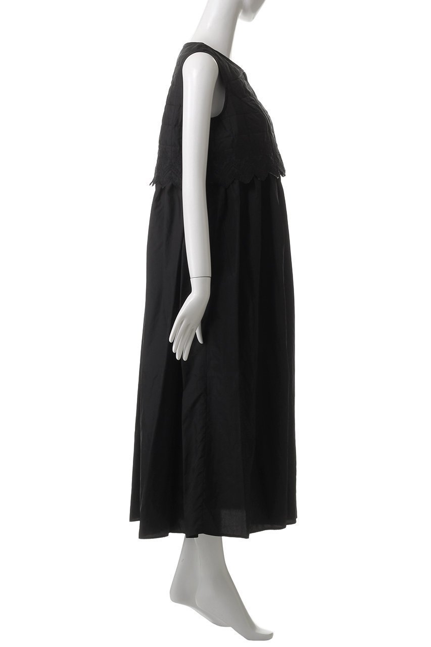 【ミディウミソリッド/MIDIUMISOLID】のembroidery quilting layered OP.M ワンピース 人気、トレンドファッション・服の通販 founy(ファニー) 　ファッション　Fashion　レディースファッション　Fashion for Women　ワンピース　Dresses　チュニック　Tunic Tops & Dresses　キルティング　Quilted, Quilting　シューズ　Shoes, Footwear　チュニック　Tunic, Long Top　ベスト　Vest, Waistcoat　ロング　Long, Long-Length　エレガント 上品　Elegant　other-3|ID: prp329100004482862 ipo3291000000032872549