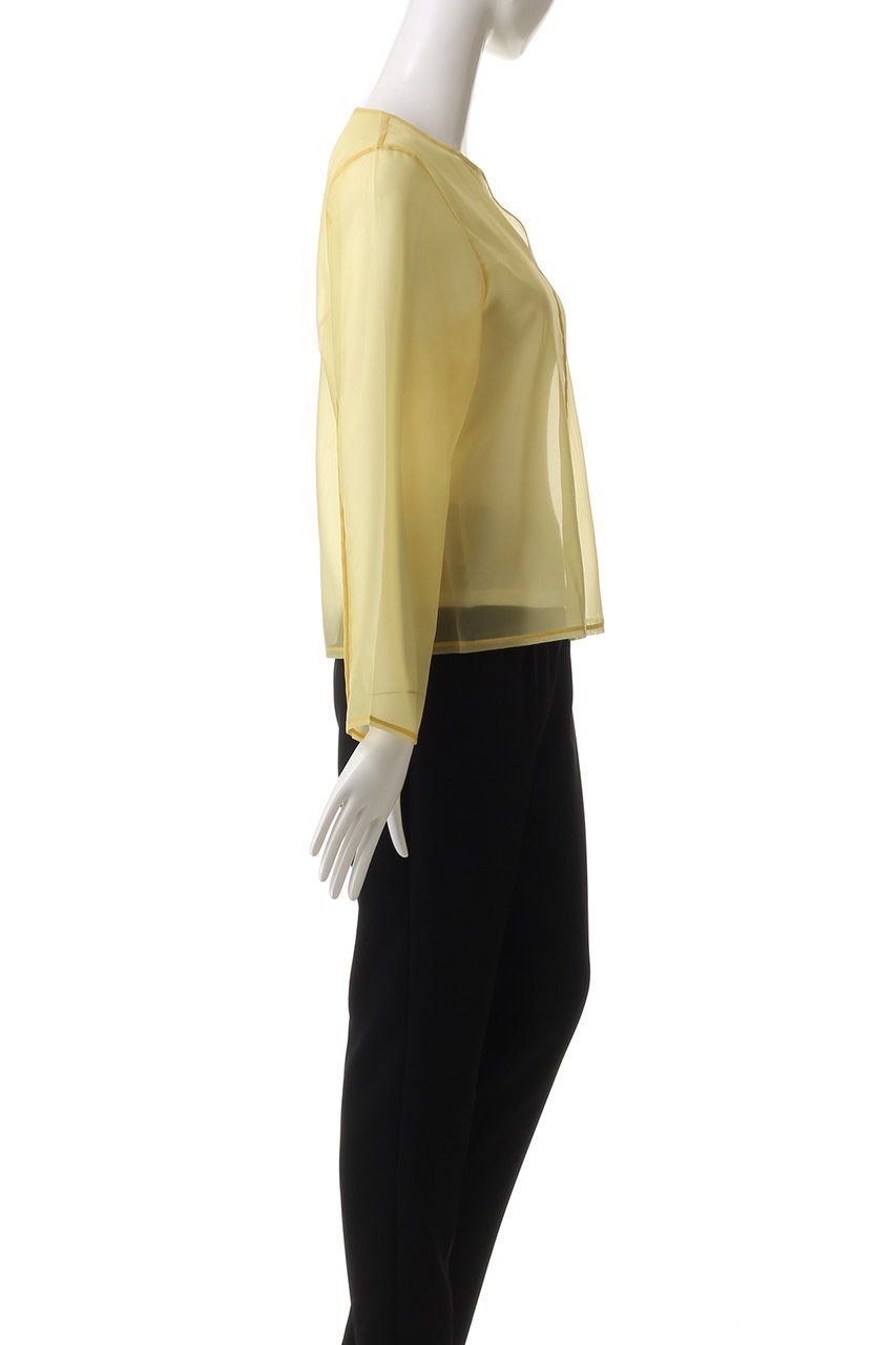 【ミディウミソリッド/MIDIUMISOLID】のsheer skipper PO.M プルオーバー 人気、トレンドファッション・服の通販 founy(ファニー) 　ファッション　Fashion　レディースファッション　WOMEN　トップス・カットソー　Tops/Tshirt　シャツ/ブラウス　Shirts/Blouses　プルオーバー　Pullover　インナー　Inner　キャミワンピース　Cami Dress　シアー　Sheer　シンプル　Simple　スキッパー　Skipper　スリーブ　Sleeve　デコルテ　Decolletage　ロング　Long　エレガント 上品　Elegant　other-3|ID: prp329100004482863 ipo3291000000031632079