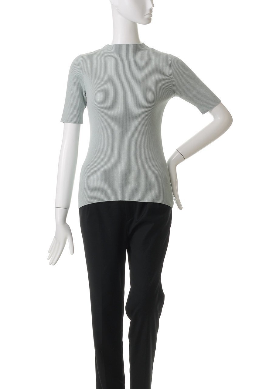 【ミディウミソリッド/MIDIUMISOLID】のbottle neck H/S rib top.S トップ 人気、トレンドファッション・服の通販 founy(ファニー) 　ファッション　Fashion　レディースファッション　WOMEN　トップス・カットソー　Tops/Tshirt　シャツ/ブラウス　Shirts/Blouses　インナー　Inner　ショート　Short　シンプル　Simple　ジャケット　Jacket　スリーブ　Sleeve　ボトルネック　Bottleneck　エレガント 上品　Elegant　other-2|ID: prp329100004482869 ipo3291000000031602470