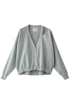 【ミディウミソリッド/MIDIUMISOLID】のcut out neck wide C/D.S カーディガン l.blue|ID:prp329100004482871