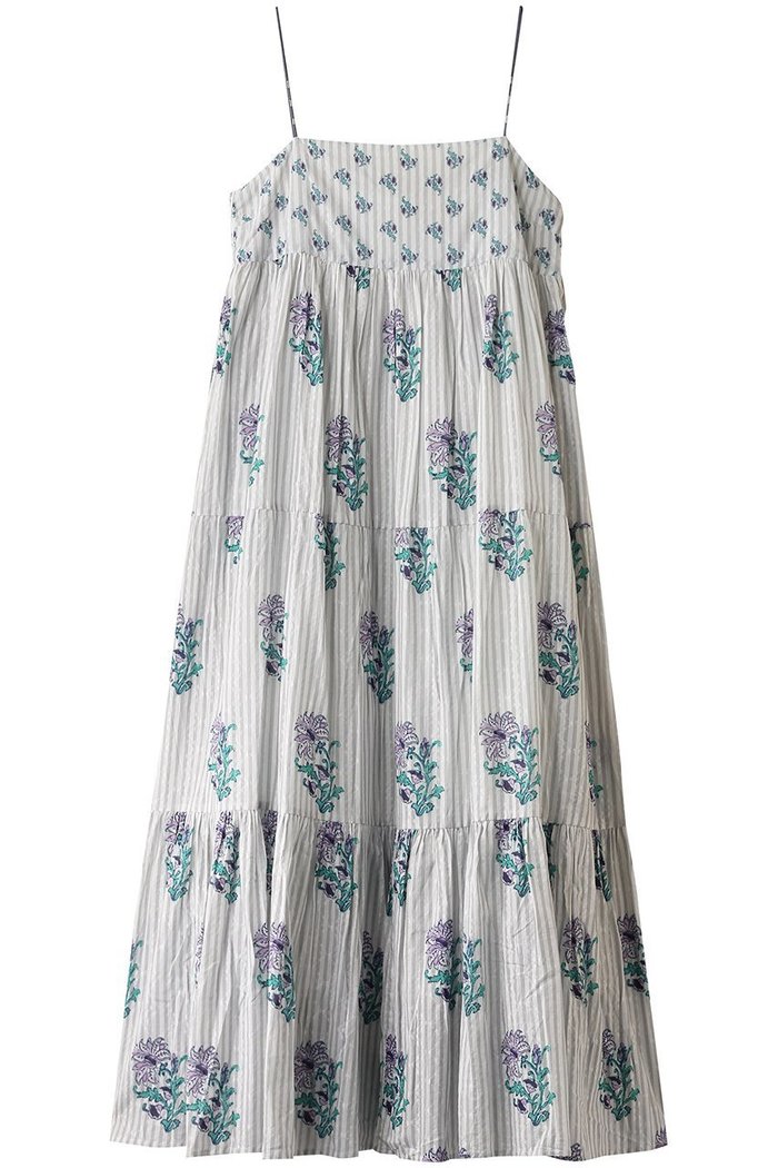 【ヌキテパ/NE QUITTEZ PAS】のCOTTON JACQUARD LILY プリント キャミソールドレス インテリア・キッズ・メンズ・レディースファッション・服の通販 founy(ファニー) https://founy.com/ ファッション Fashion レディースファッション Fashion for Women ワンピース Dresses フォーマル・パーティードレス・結婚式用ドレス Elegant & Casual Dresses チュニック Tunic Tops & Dresses キャミソール Camisole, Spaghetti Strap Top ストライプ Stripe, Striped Pattern チュニック Tunic, Long Top ドレス Dress, One-Piece フェミニン Feminine, Girly プリント Print, Printed Pattern リゾート Resort, Vacation Style ロング Long, Long-Length 夏 Summer |ID: prp329100004482872 ipo3291000000032862898
