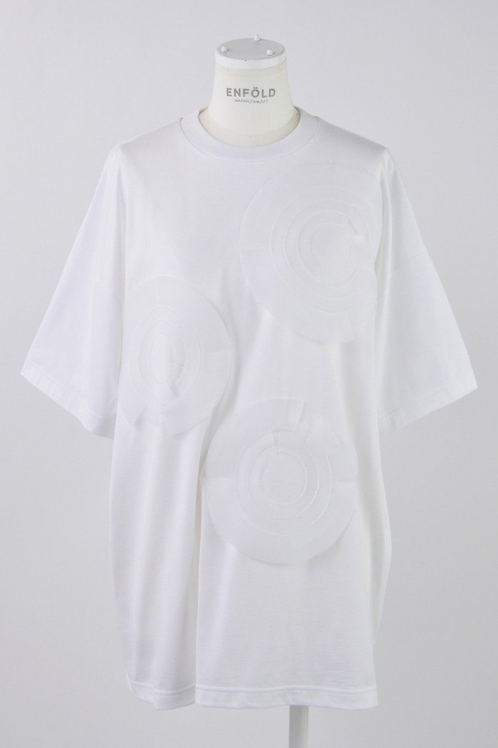 【エンフォルド/ENFOLD】のスビン天竺 Spiral T/SH Tシャツ インテリア・キッズ・メンズ・レディースファッション・服の通販 founy(ファニー) https://founy.com/ ファッション Fashion レディースファッション Fashion for Women トップス・カットソー Cut & Sew Tops シャツ・ブラウス・オフィスカジュアル Elegant Blouses & Button-Ups ロングTシャツ・Tシャツ Longline T-Shirts & Tees カットソー・ベーシックTシャツ Cut-and-Sewn Tops / Stretch Tees & Basics おすすめ Recommended / Our Picks ショート Short, Short Length スリーブ Sleeve, Long Sleeve / Short Sleeve セットアップ Set-Up, Coordinated Outfit モチーフ Motif, Design Theme ラッセル Raschel, Raschel Lace 今季 This Season, Current Season |ID: prp329100004482874 ipo3291000000035891199