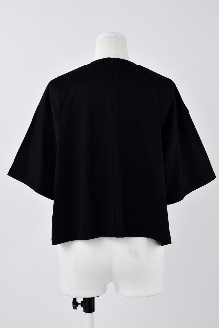 【エンフォルド/ENFOLD】のハード天竺 BOXワイド T/SH Tシャツ 人気、トレンドファッション・服の通販 founy(ファニー) ファッション Fashion レディースファッション Fashion for Women トップス・カットソー Cut & Sew Tops シャツ・ブラウス・オフィスカジュアル Elegant Blouses & Button-Ups ロングTシャツ・Tシャツ Longline T-Shirts & Tees カットソー・ベーシックTシャツ Cut-and-Sewn Tops / Stretch Tees & Basics クロップド Cropped, Short Length ショート Short, Short Length スリーブ Sleeve, Long Sleeve / Short Sleeve ルーズ Loose, Oversized ワイド Wide, Wide Fit other-3|ID: prp329100004482875 ipo3291000000032850940