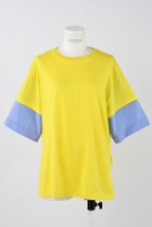 【エンフォルド/ENFOLD】のスビン天竺 レイヤード T/SH Tシャツ イエロー|ID: prp329100004482879 ipo3291000000036148770