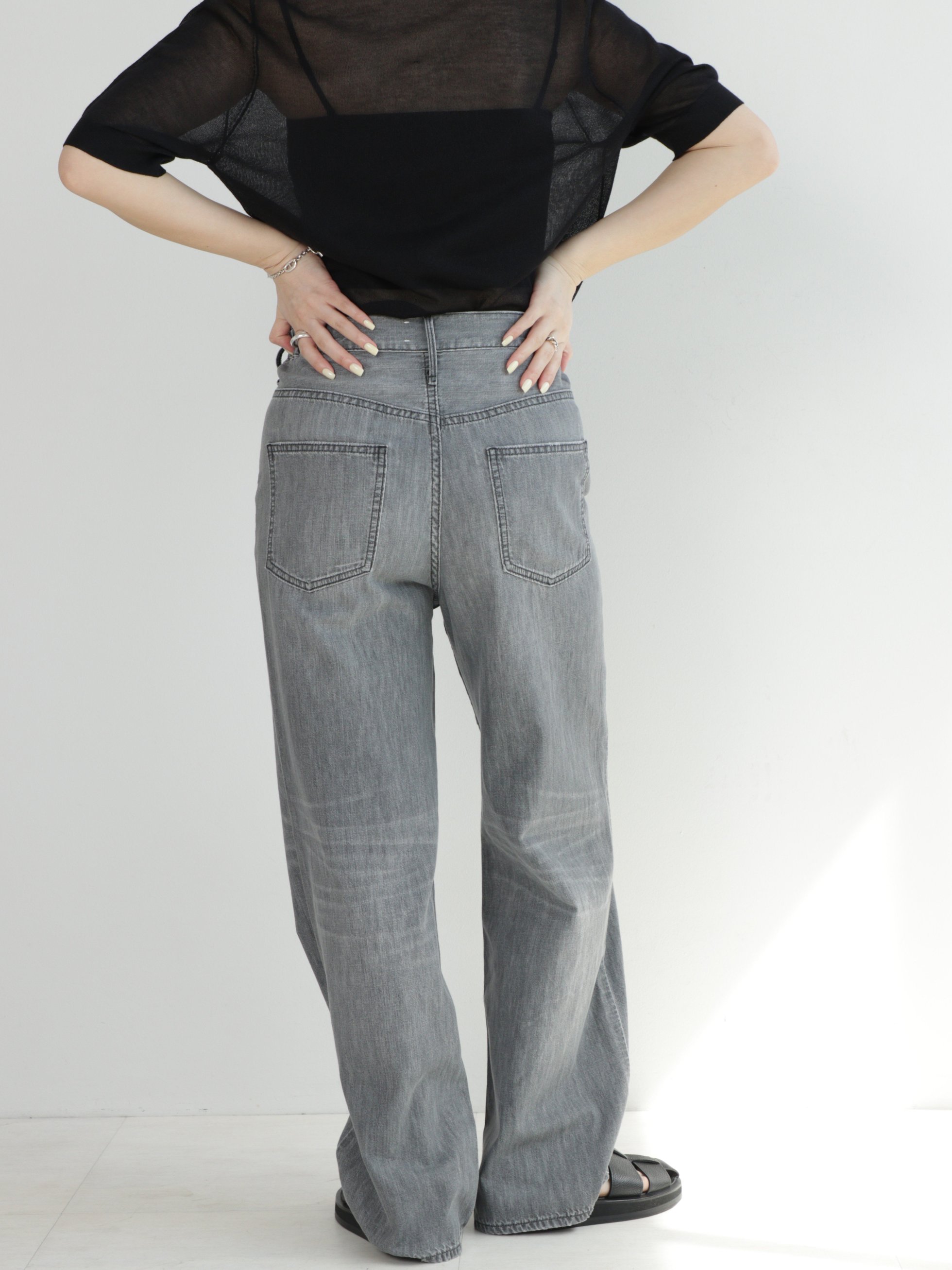 【アッパー ハイツ/upper hights】のTHE LAZY NIECE ハイライズワイドストレートデニムパンツ 人気、トレンドファッション・服の通販 founy(ファニー) 　ファッション　Fashion　レディースファッション　WOMEN　パンツ　Pants　デニムパンツ　Denim Pants　シンプル　Simple　デニム　Denim　フィット　Fit　人気　Popularity　再入荷　Restock/Back In Stock/Re Arrival　夏　Summer　other-7|ID: prp329100004482896 ipo3291000000031950372