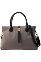 【ヴィオラドーロ/VIOLAd'ORO】のBIANCA ナイロン2wayトートバッグ 人気、トレンドファッション・服の通販 founy(ファニー) ファッション Fashion レディースファッション Fashion for Women バッグ Bags ポーチ Pouch, Small Case 財布 Wallet, Purse thumbnail トープ×ブラック|ID: prp329100004482901 ipo3291000000035691748