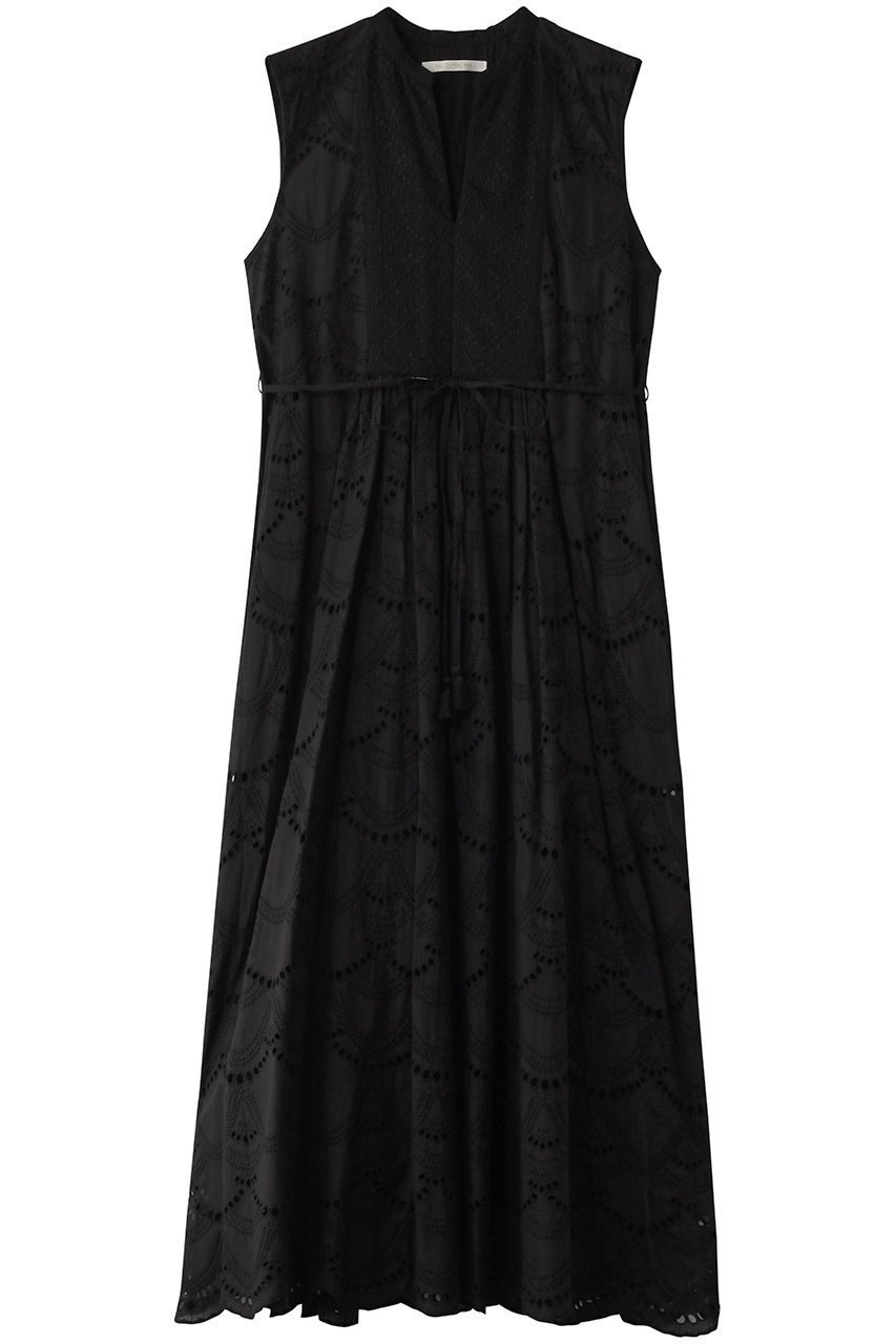 【ヌキテパ/NE QUITTEZ PAS】のCOTTON VOILE DOT HEMLA ノースリーブドレス インテリア・キッズ・メンズ・レディースファッション・服の通販 founy(ファニー) 　ファッション　Fashion　レディースファッション　WOMEN　ワンピース　Dress　ドレス　Party Dresses　チュニック　Tunic　チュニック　Tunic　ドット　Dot　ドレス　Dress　ノースリーブ　No Sleeve　ロング　Long　夏　Summer　NEW・新作・新着・新入荷　New Arrivals　ブラック|ID: prp329100004482905 ipo3291000000031602803