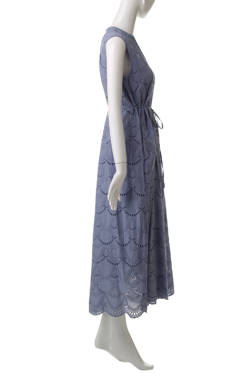 【ヌキテパ/NE QUITTEZ PAS】のCOTTON VOILE DOT HEMLA ノースリーブドレス 人気、トレンドファッション・服の通販 founy(ファニー) 　ファッション　Fashion　レディースファッション　Fashion for Women　ワンピース　Dresses　フォーマル・パーティードレス・結婚式用ドレス　Elegant & Casual Dresses　チュニック　Tunic Tops & Dresses　チュニック　Tunic, Long Top　ドット　Polka Dot, Dot Pattern　ドレス　Dress, One-Piece　ノースリーブ　Sleeveless, No-Sleeve　ロング　Long, Long-Length　夏　Summer　other-3|ID: prp329100004482905 ipo3291000000032862706