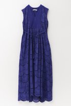 【ヌキテパ/NE QUITTEZ PAS】のCOTTON VOILE DOT HEMLA ノースリーブドレス ロイヤル|ID:prp329100004482905